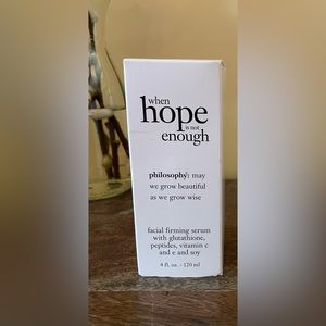 Philosophy When Hope Is Not Enough Serum